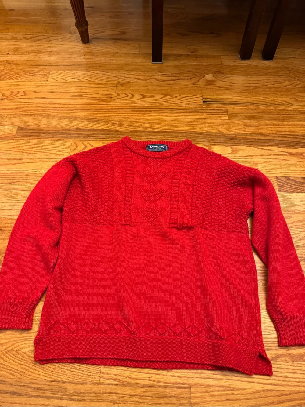 2/$15 SWEATERS 🧥 SALE! | Red Cable-Texture Crewneck Sweater